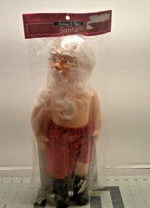 Vintage Fibrecraft Traditional Santa Doll Mistletoe Memories Crochet Kit 15” - Picture 1 of 7
