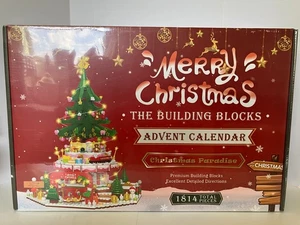 The Building Blocks Advent Calendar Christmas Paradise 1814 Pieces New - Picture 1 of 2