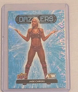 Jade Cargill 2023 Upper Deck AEW All Elite Wrestling Blue Dazzlers SP #DZ-24 - Picture 1 of 2