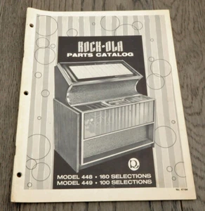 Original Vintage Rock-Ola Model 448 & 449 Jukebox/Phonograph Parts Catalog - Picture 1 of 1