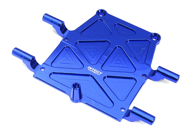 Integy Rear Under Cover Antenna Mount for Tamiya CR01 Crawler Cruiser T8624BLUE