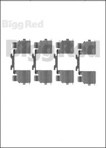 Bremssattelbelag Montagesatz vorne für Citroen Jumper Fiat Ducato Peugeot Boxer - Bild 1 von 3