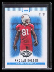 2007 Topps Triple Threads Sapphire 64 Anquan Boldin 7/25