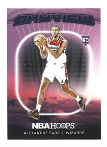 Tarjeta Panini NBA Hoops Skyview Alexandre Sarr #8 RC Washington Wizards 2024-25 - Imagen 1 de 2