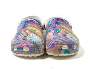 Crocs Classic Clog Out of This World Men’s Size 11 - Pastel Swirl Multicolor - Picture 1 of 5