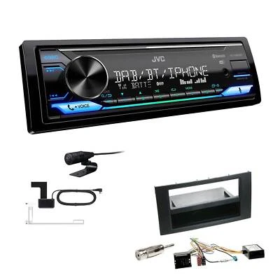 JVC Digital 1-DIN Autoradio DAB+ Bluetooth für Ford S-Max schwarz Canbus - Bild 1 von 4