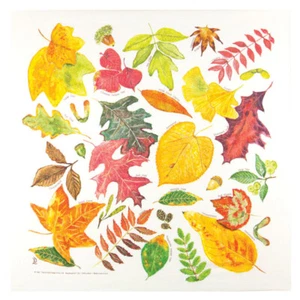 Imagen Impresa Hojas de Otoño Bandana 22" x 22" Otoño Camping Supervivencia Aire Libre - Imagen 1 de 1