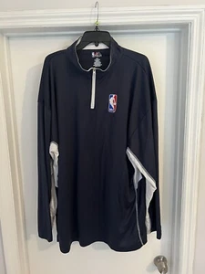 NBA 1/4 Zip Pullover 3XL Navy Blue White - Perfect Seller $20 Wins - Picture 1 of 4
