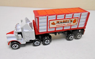 Micro Macchine 1989 Galoob - Camion Shake and Sniff Semi Truck Mabel's Chocolate - Immagine 1 di 4
