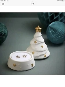 AVON Camila Star Earrings In Christmas Tree Ceramic pot GORGEOUS GIFT FREE POST - Picture 1 of 5