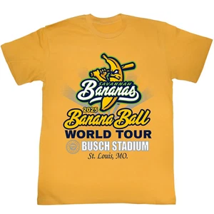 Savannah Bananas World Tour Bananenball T-Shirt volle Größe S-5XL - Bild 1 von 2