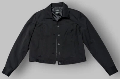 Chaqueta ligera Mixit Metro Mix para mujer talla 10 negra Foto 1 de 4