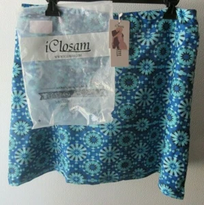 Athletic Skort Skirt Shorts For Tennis Running Training Sports Golf Black Blue - Picture 1 of 9