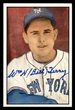 1982 DIAMOND CLASSICS BILL TERRY NEW YORK GIANTS #38 SIGNED AUTO XA441