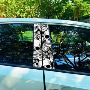 AU 2PCS Car Center Pillar Stickers B-pillar Protective Film Decor Stickers #15 - Picture 1 of 12