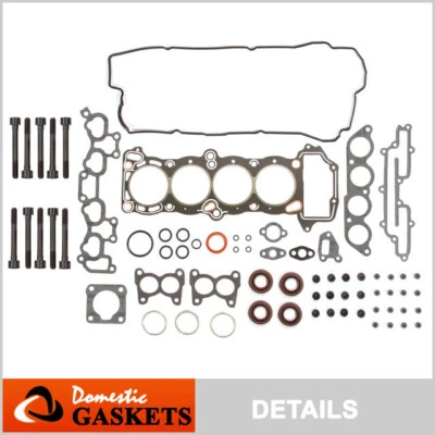 Fits 91-94 Nissan Sentra NX 1.6L DOHC Head Gasket Set Bolts GA16DE - Image 1 of 4