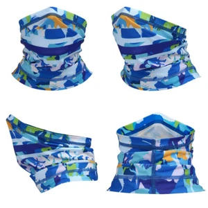 Cooling Neck Gaiter UV Protection Face Mask Colorful Breathable Balaclava Scarf - Picture 1 of 56