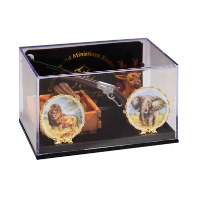 Reutter Porzellan Kamindekoration Jagd 1.611/6 Flinte Puppenstube 1:12 Dollhouse - Bild 1 von 3