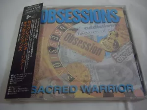 SACRED WARRIOR-Obsessions JAPAN 1st.Press w/OBI Fates Warning Queensryche Rush - Picture 1 of 8