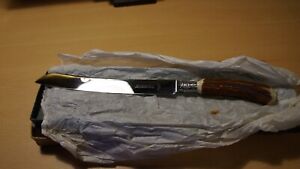Lovely, Vintage Wallace Stag Handle Carving Knife, Sheffield England, Excellent!