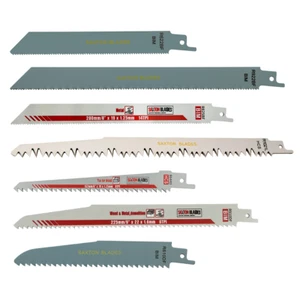 Saxton Reciprocating Saw Blades Wood Metal Demolition Fits Bosch Dewalt Makita - Picture 1 of 43