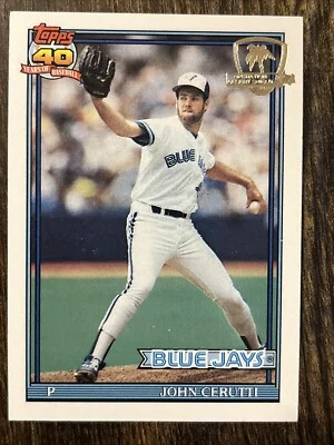 1991 Topps Desert Shield #687 John Cerutti NRMT Condition Toronto Blue Jays - Image 1 of 2
