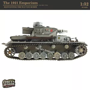 ✙ 1:32 Diecast Unimax Toys Forces of Valor Winter WWII German Army Panzer IV - Picture 1 of 5