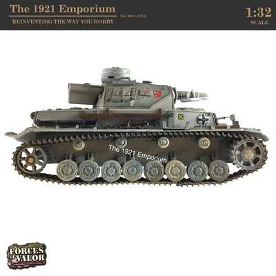 ✙ 1:32 Diecast Unimax Toys Forces of Valor Winter WWII German Army Panzer IV - Image 1 of 4