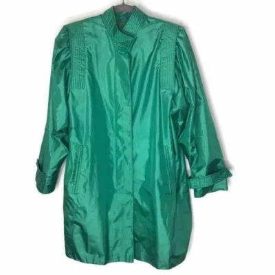 Abrigo impermeable vintage Cambridge para mujer 10 largo forrado verde impermeable chaqueta de lluvia Foto 1 de 4