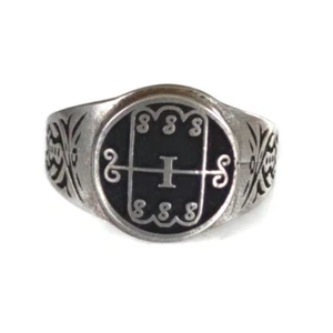 #7 Amon ring from The Lesser Key of Solomon Goetia 72 Demons + Optional pendant - Picture 1 of 10