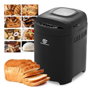 SUPERLEX Bread Maker Automatic Compact Dough Machine Nonstick 3 Crust Color 550W - Picture 1 of 11