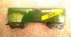Marx 8 Wheeled  Gaex 1950 Green/Yellow Boxcar  Car - Excellent Condition
