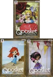 Alice , etc. Disney Series Q posket petit Alice Ariel Esmeralda All ... Figure - Picture 1 of 1