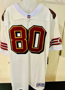 Jerry Rice Signed Reebok Authentic Away Jersey COA #03672 – Buy It Now Sz 52 - Picture 1 of 10