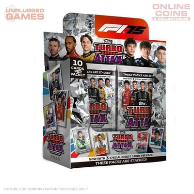 F1 Turbo Attax 2025 Cards - BOX of 24 - Image 1 of 2