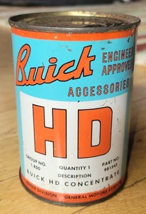 FULL NEAR MINT BUICK HD OIL Old Metal Oil Can 1959 General Motors - Picture 1 of 8