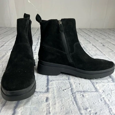 NUEVAS EILEEN FISHER botas de gamuza negras resistentes a la intemperie talla 8.5 Foto 1 de 4