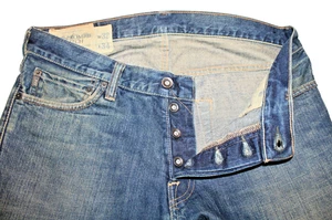 Abercrombie & Fitch Jeans Mens 32X34 Straight Button Fly Y2K Vintage - Picture 1 of 11
