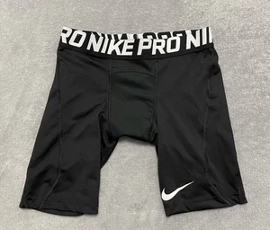 Nike Pro Dri-FIT Compression Shorts Boys Medium Black BV3483-010 Athletic Gym - Picture 1 of 11