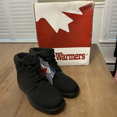 Calentadores de Puntera Botas de Trek Mujer Talla 6 Negras Impermeables Con Cordones Invierno T00814M Foto 1 de 4