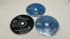 Sega Dreamcast Loose Bundle of 3 - Hockey, Football, and Basketball