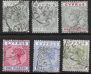 CYPRUS 1881/94 SG13a - 44 FINE USED. - Picture 1 of 2