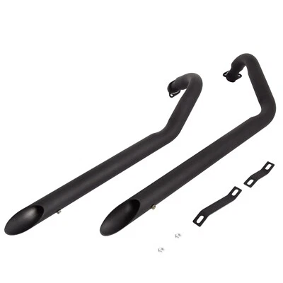 Staggered Exhaust Pipe Matte for Kawasaki Vulcan VN900 Classic EN900 S900 - Image 1 of 4