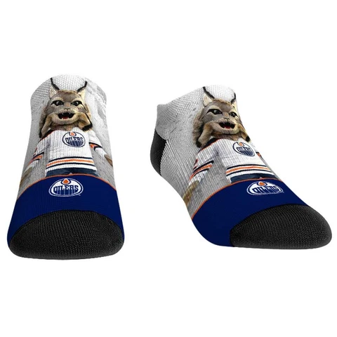 Unisex Rock Em Socks Edmonton Oilers Mascot Walkout Low Cut Socks Cover