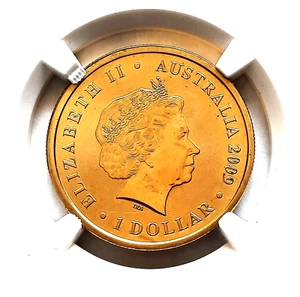 1 Dollar Münze Australien 2009-P - Jahr des Ochsen - Bild 1 von 3