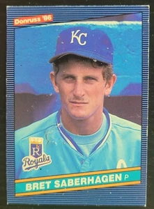 Trading Cards Baseball Bret Saberhagen KC Royals Donruss 86 1985 #100 - Picture 1 of 2