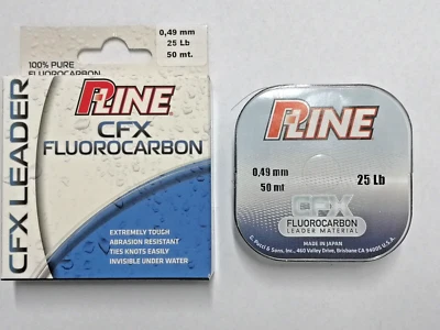 Filo pesca P-LINE CFX FLUOROCARBON 50 m 0,49 mm 25 Lb per terminali FA330 - Immagine 1 di 4