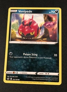 Venipede 105/189 | Común | SWSH Chilling Reign - Imagen 1 de 3