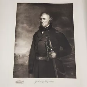 Zachary Taylor 1901 Galería Casa Blanca Retratos Oficiales Presidentes de Estados Unidos Grabado - Imagen 1 de 6