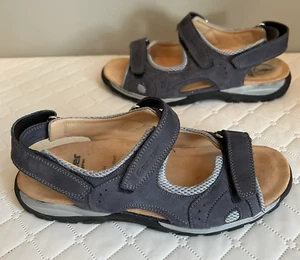 Ganter Sport Slingback Sandale Nubukleder Riemchen Damen US 9 EU 40 blau HAPPY - Bild 1 von 12